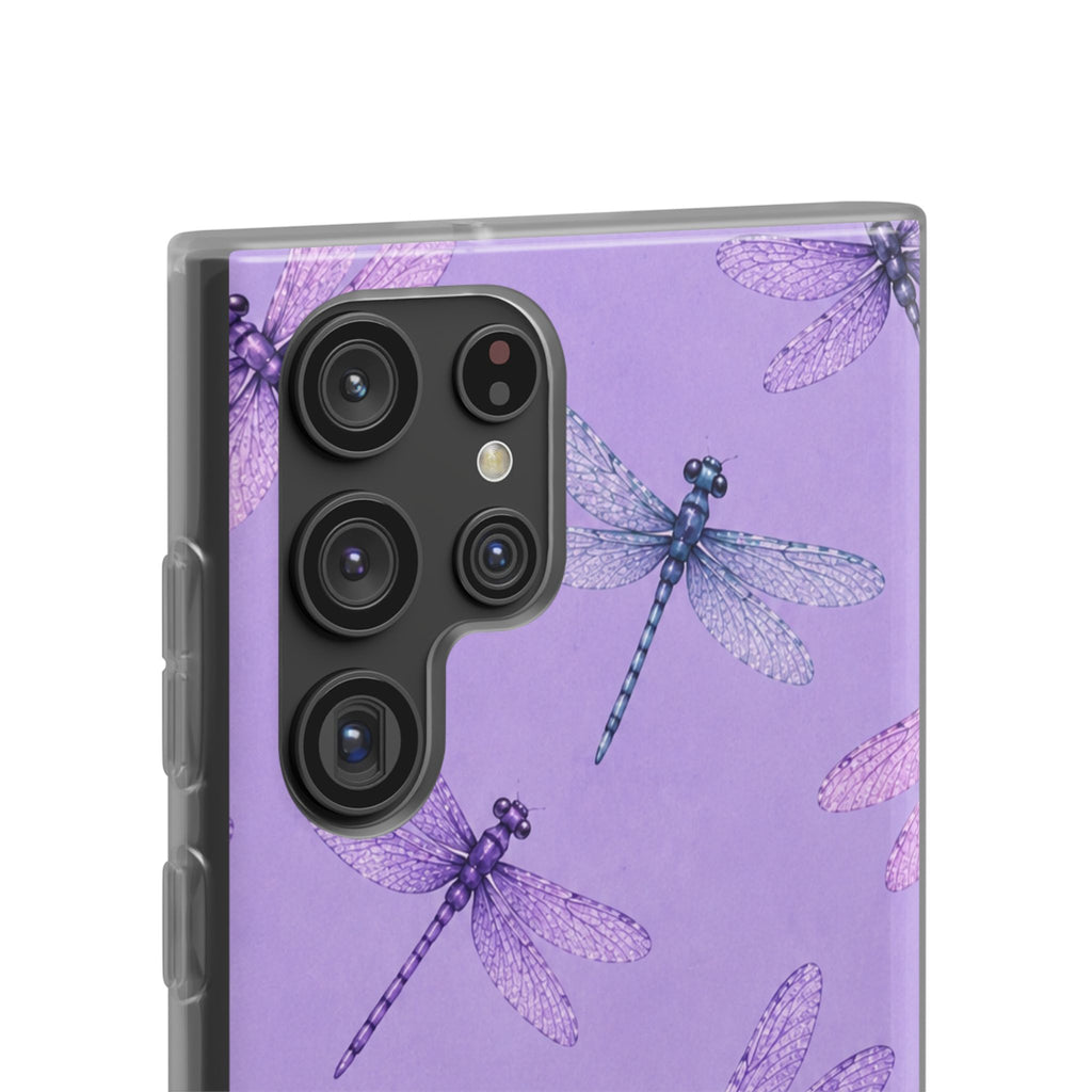 Lavender Dragonfly Dreams-Flexi iPhone & Samsung Phone Case