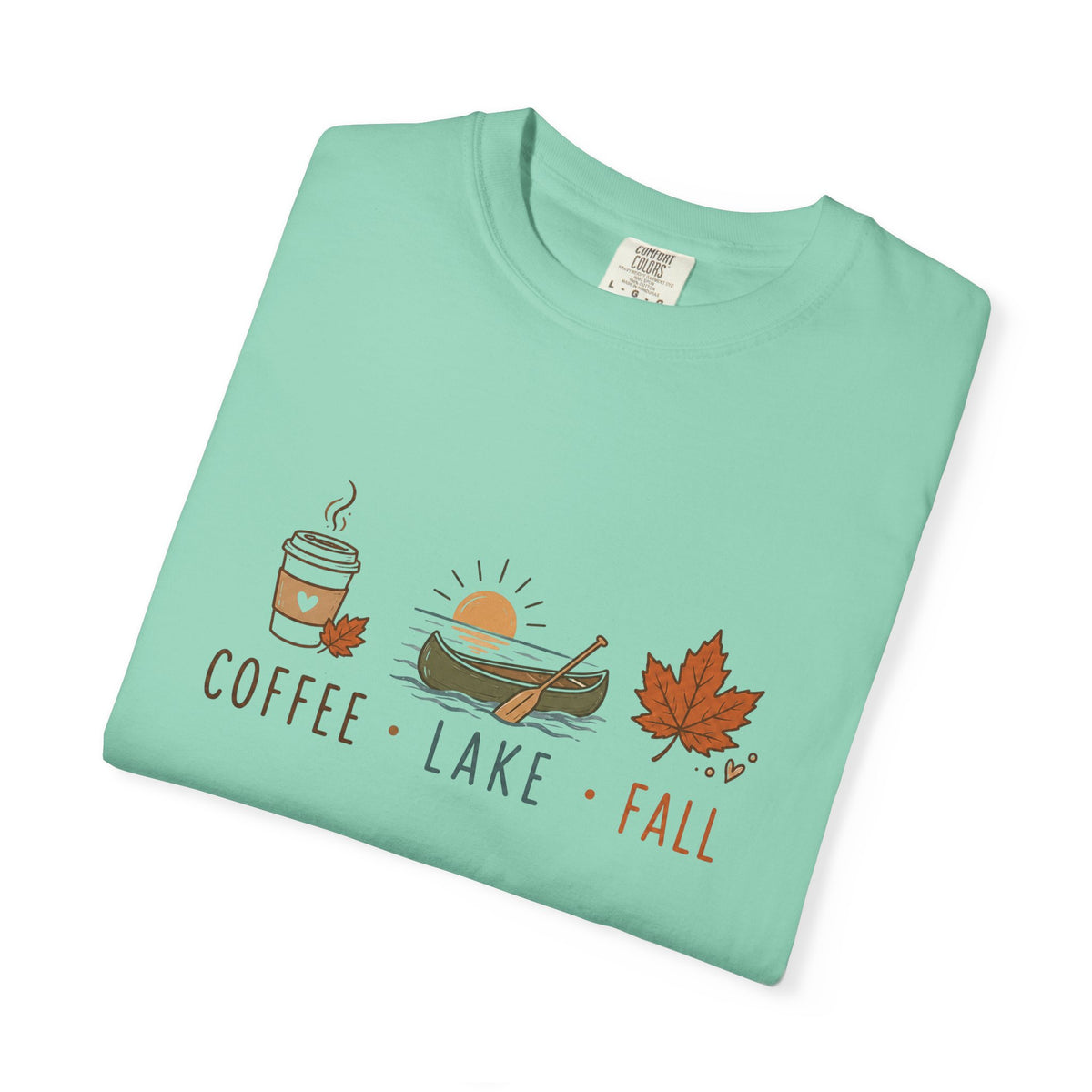 Coffee • Lake • Fall –T-Shirt