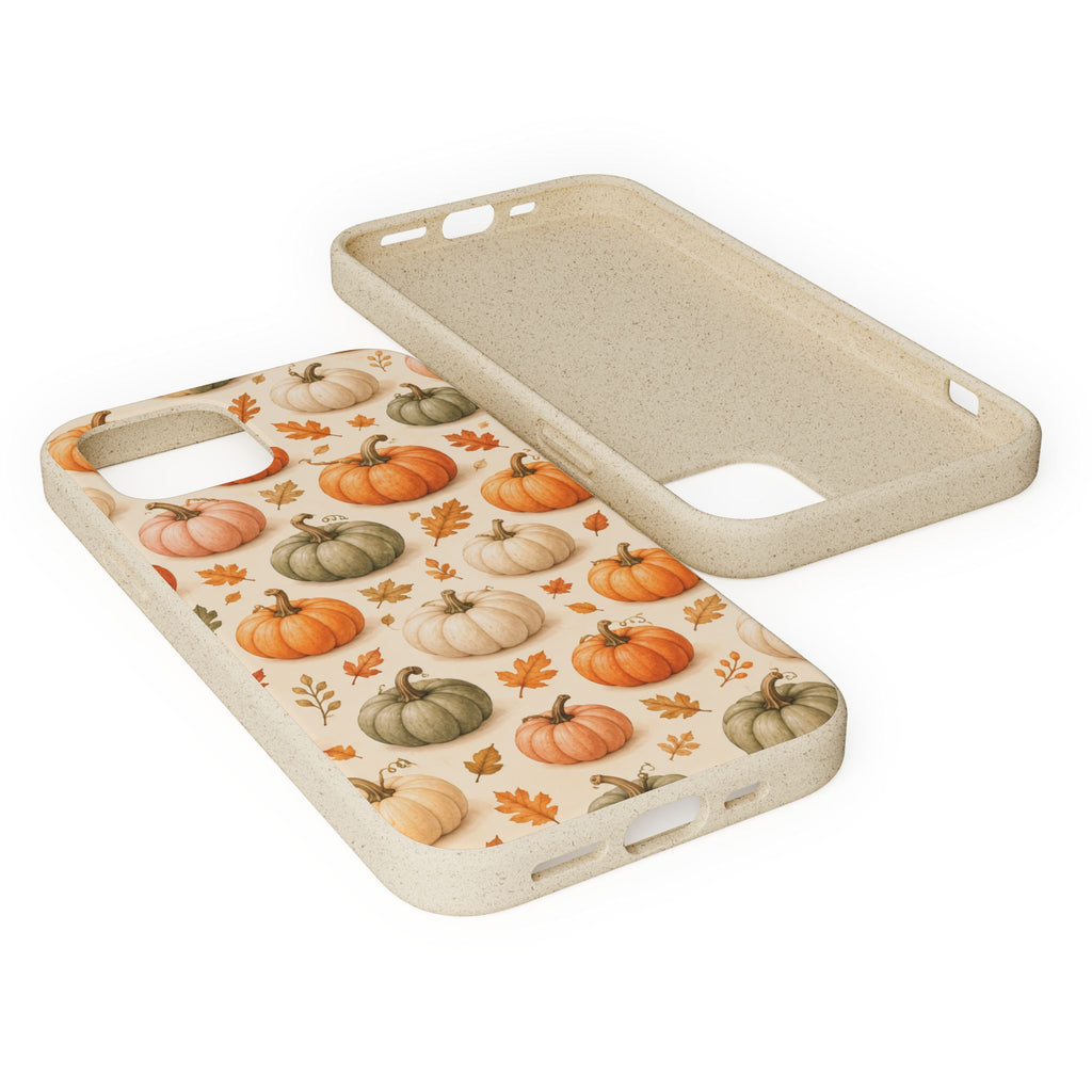 Cabana Pumpkin Patch -Eco-Friendly Biodegradable Phone Case