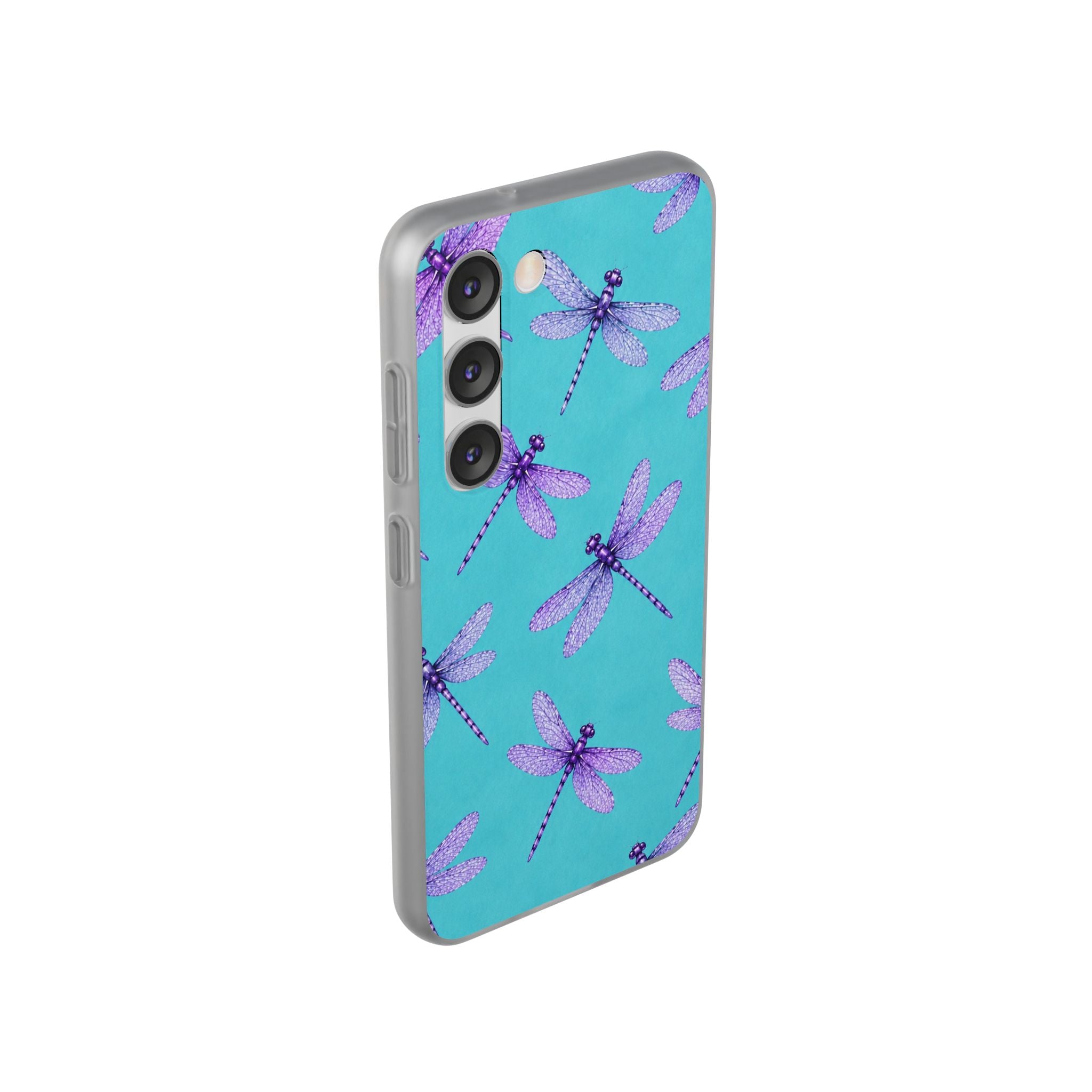 Turquoise Dragonfly Dreams – Flexi iPhone & Samsung Phone Case