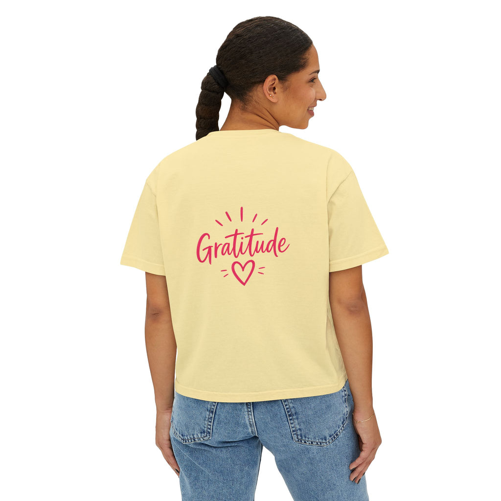 Gratitude - Boxy Tee