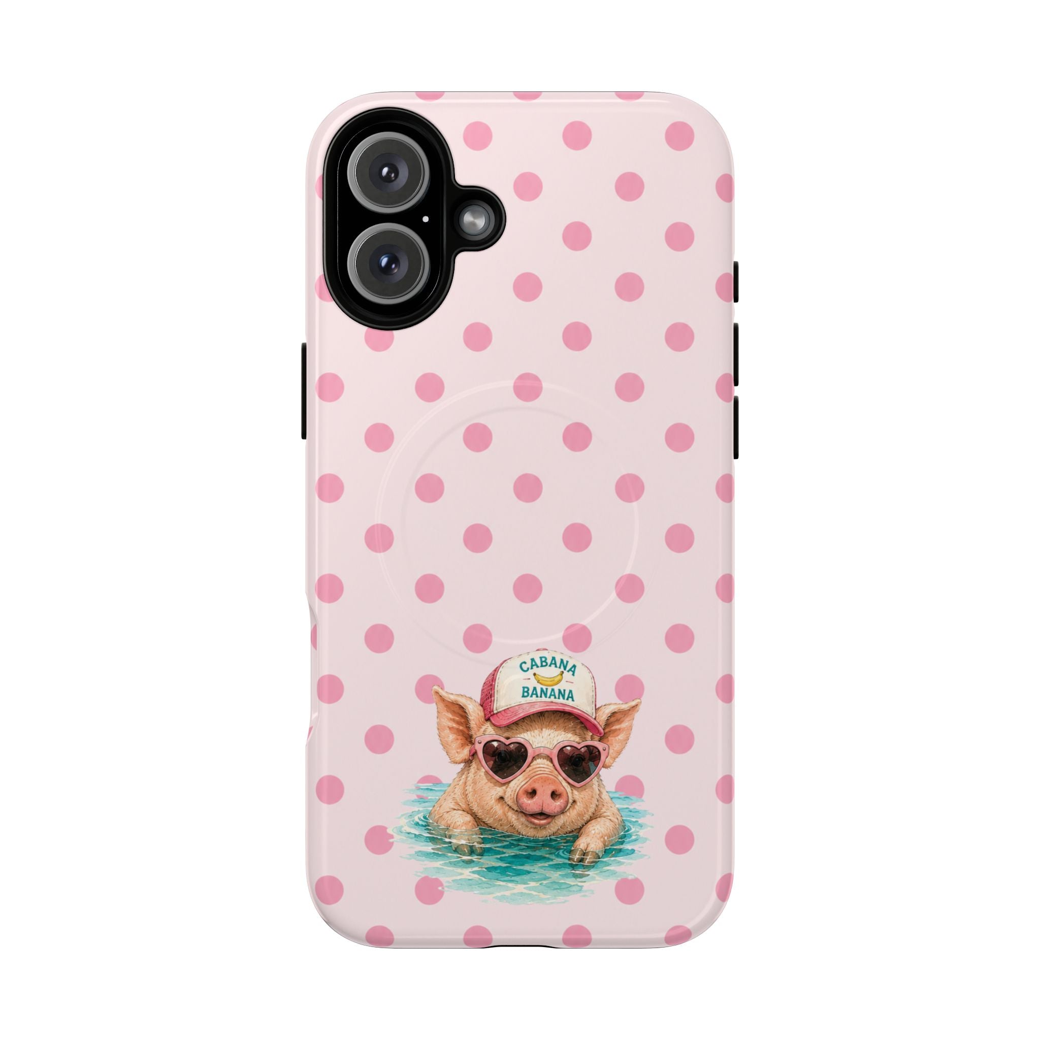 Pink Piggie Confetti- Tough Magnetic Phone Case