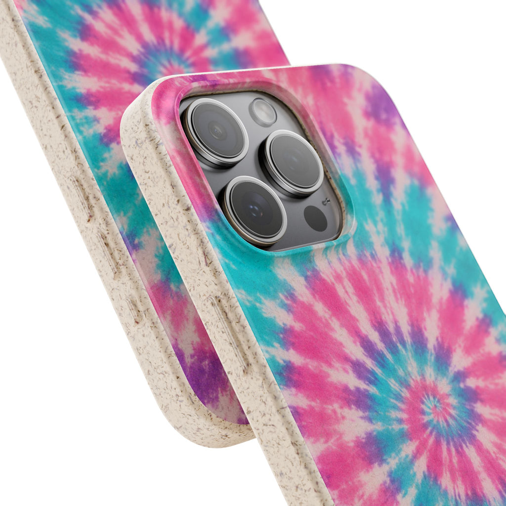 Cabana Tie-Dye – Eco-Friendly Biodegradable Phone Case