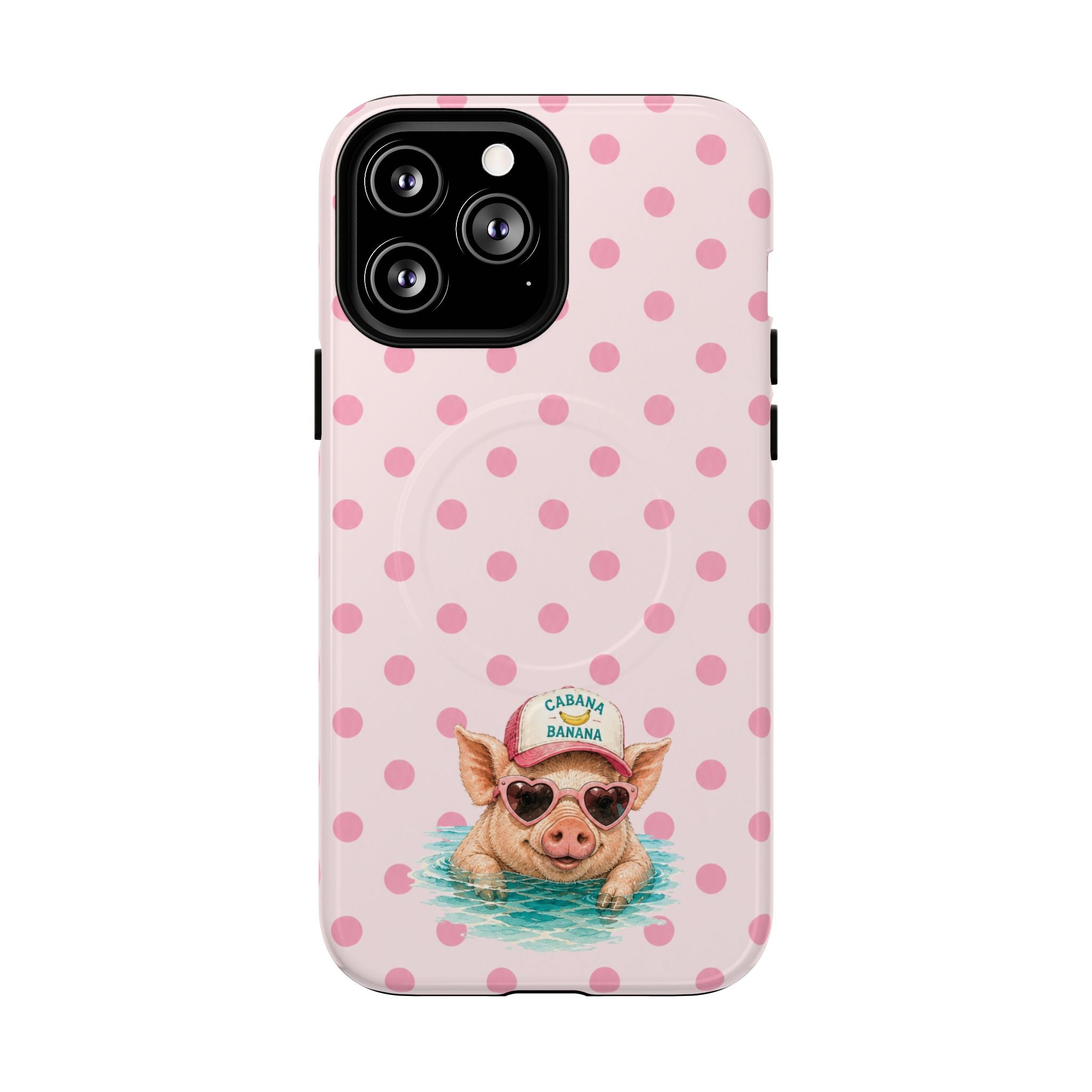 Pink Piggie Confetti- Tough Magnetic Phone Case