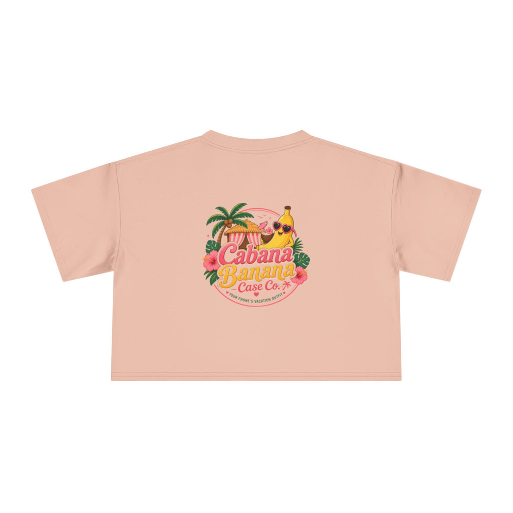 Cabana Banana- Crop Tee