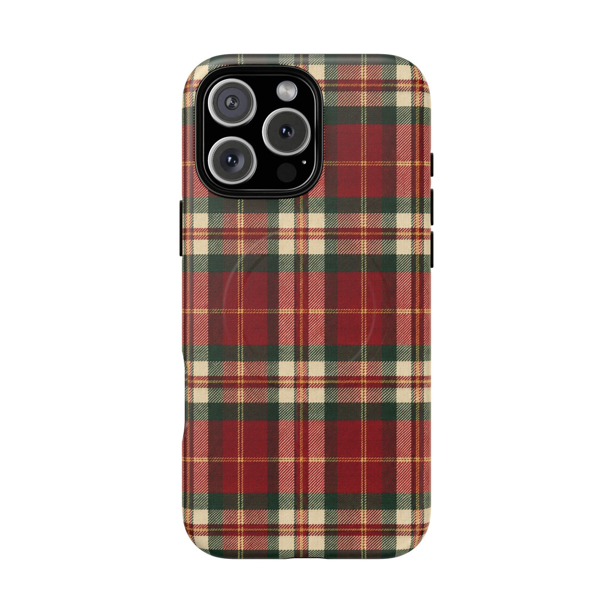 Christmas at the Cabana Plaid -Tough Magnetic Phone Case