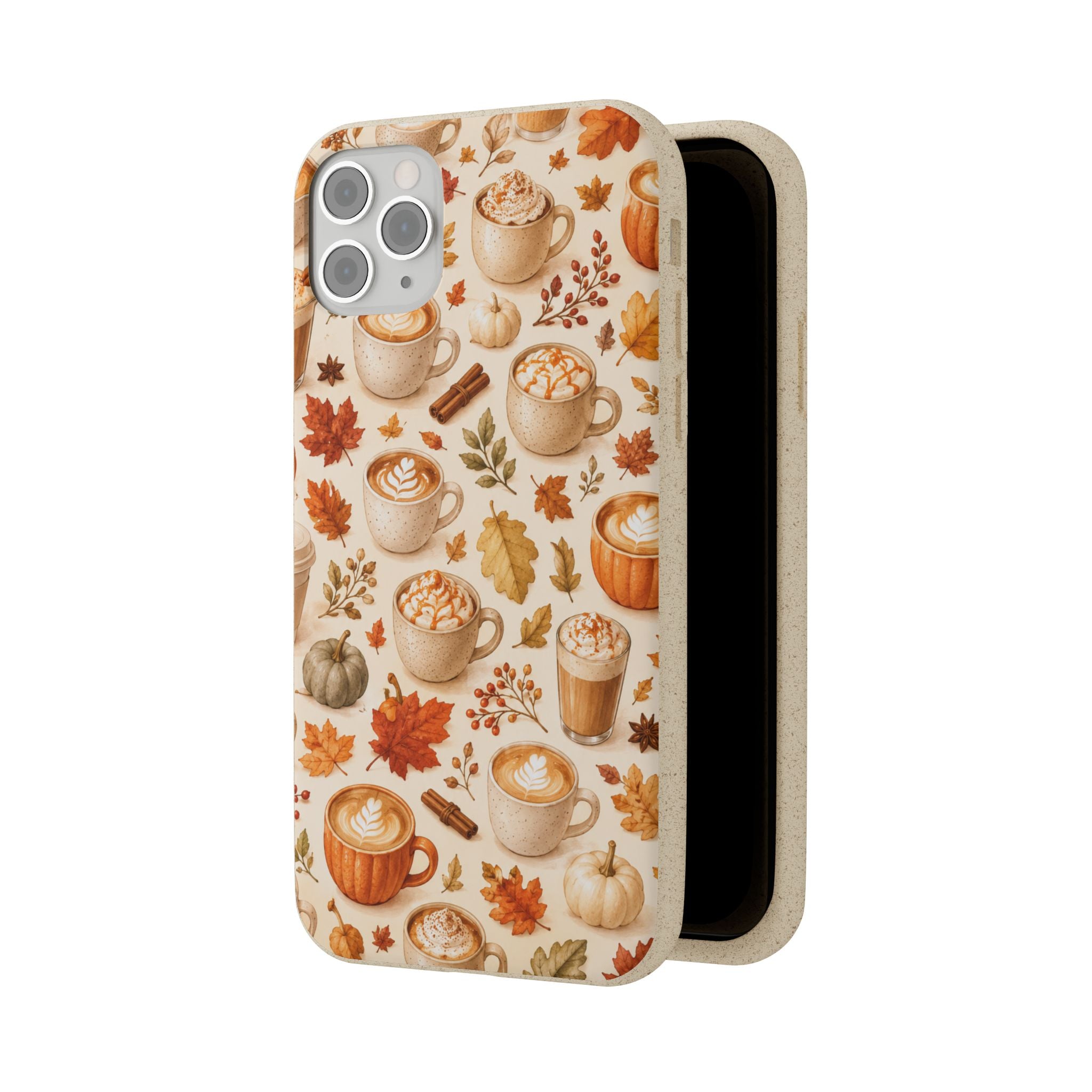 Fall in Love Latte- Eco-Friendly Biodegradable Phone Case