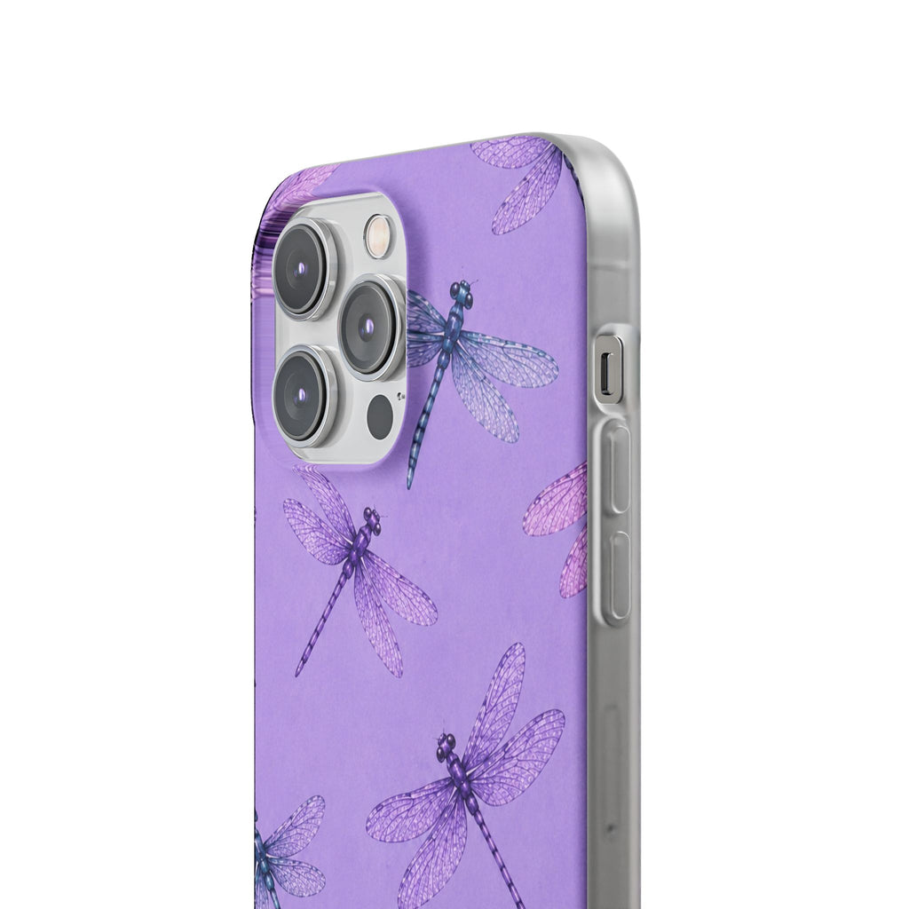 Lavender Dragonfly Dreams-Flexi iPhone & Samsung Phone Case