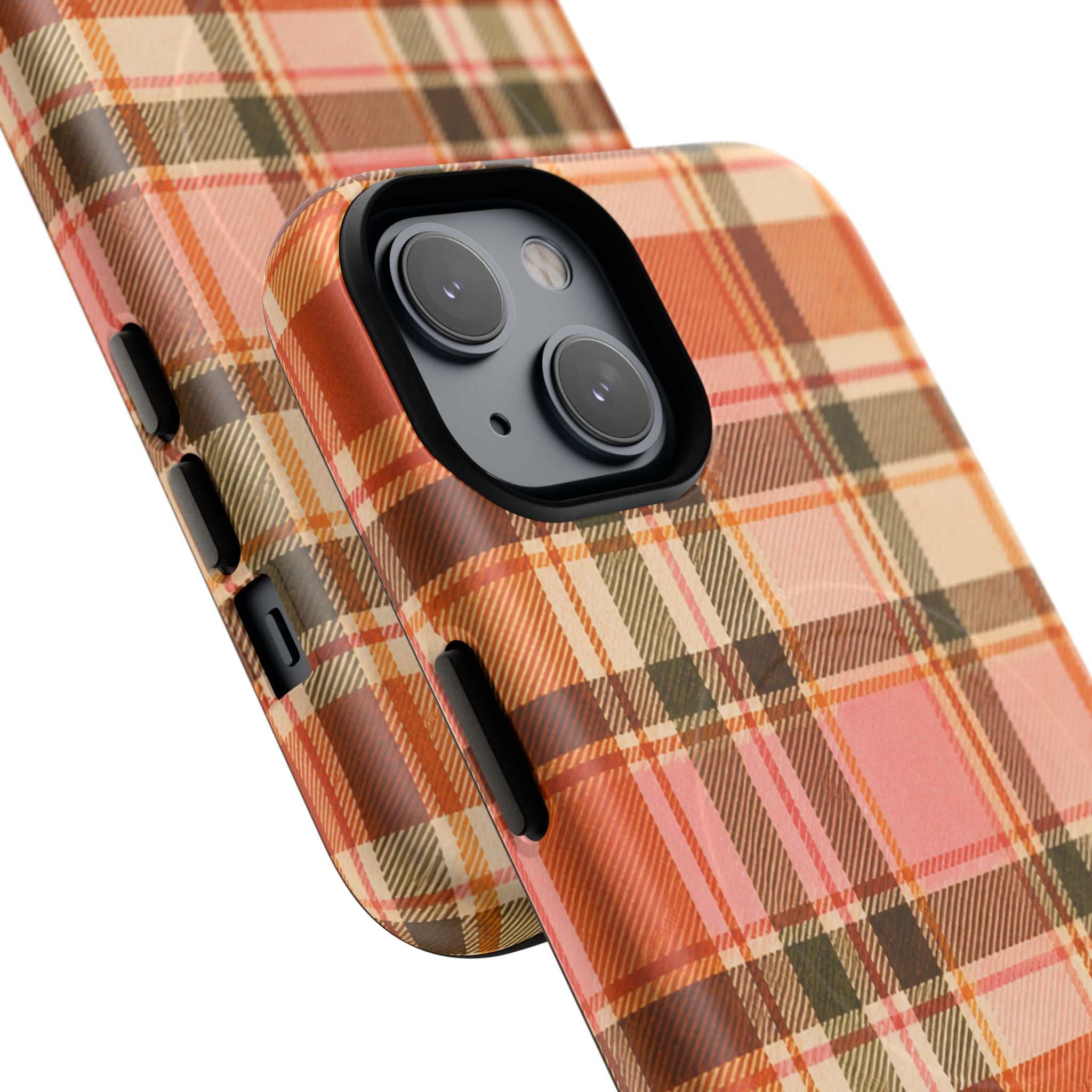Hello Fall Plaid -Tough Magnetic Phone Case