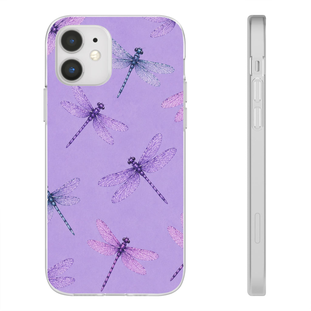 Lavender Dragonfly Dreams-Flexi iPhone & Samsung Phone Case