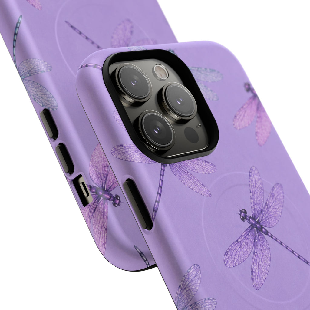 Lavender Dragonfly Dreams – Tough Magnetic Phone Case