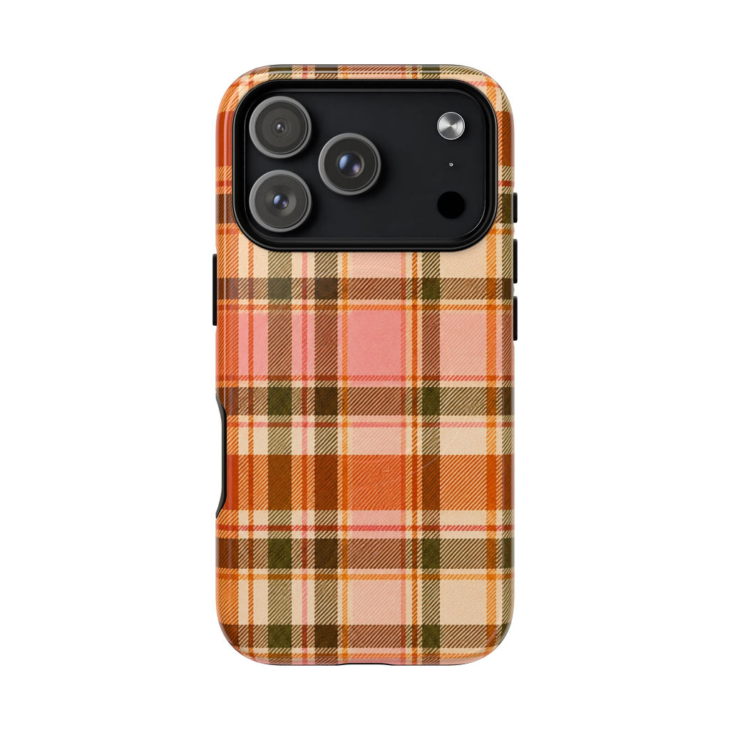 Hello Fall Plaid -Tough Magnetic Phone Case