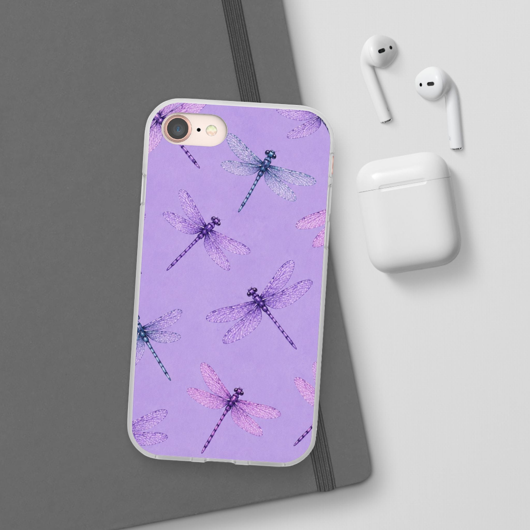 Lavender Dragonfly Dreams-Flexi iPhone & Samsung Phone Case
