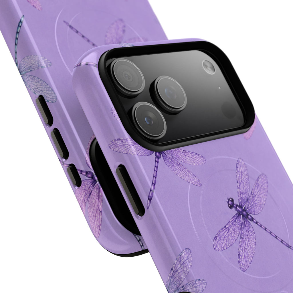Lavender Dragonfly Dreams – Tough Magnetic Phone Case