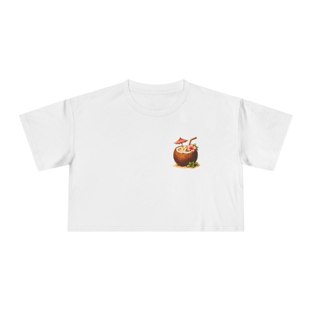 Cabana Cowgirl Crop Tee