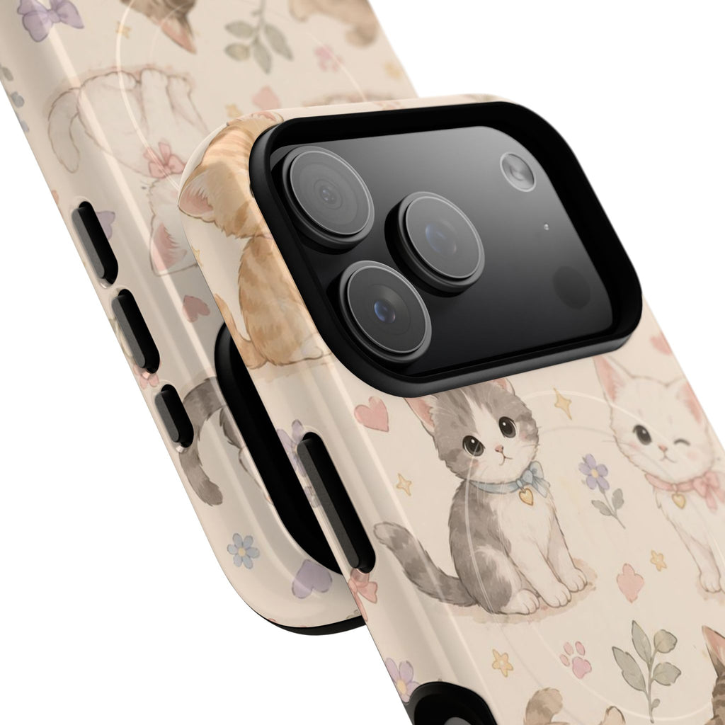 Kitten Cabana Club -Tough Magnetic Phone Case