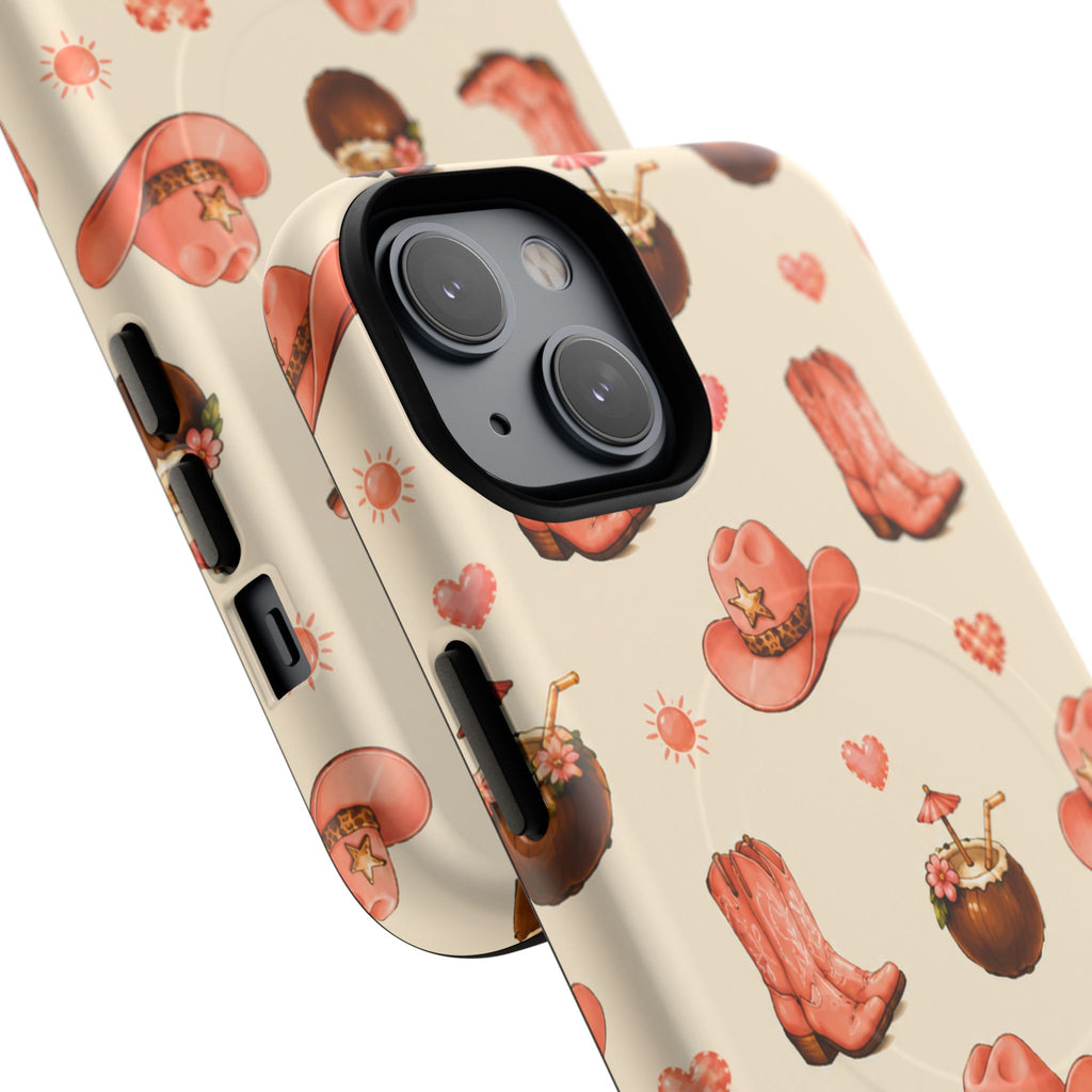 Boots in the Cabana- Tough Magnetic Phone Case