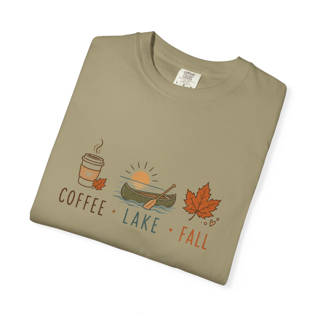Coffee • Lake • Fall –T-Shirt