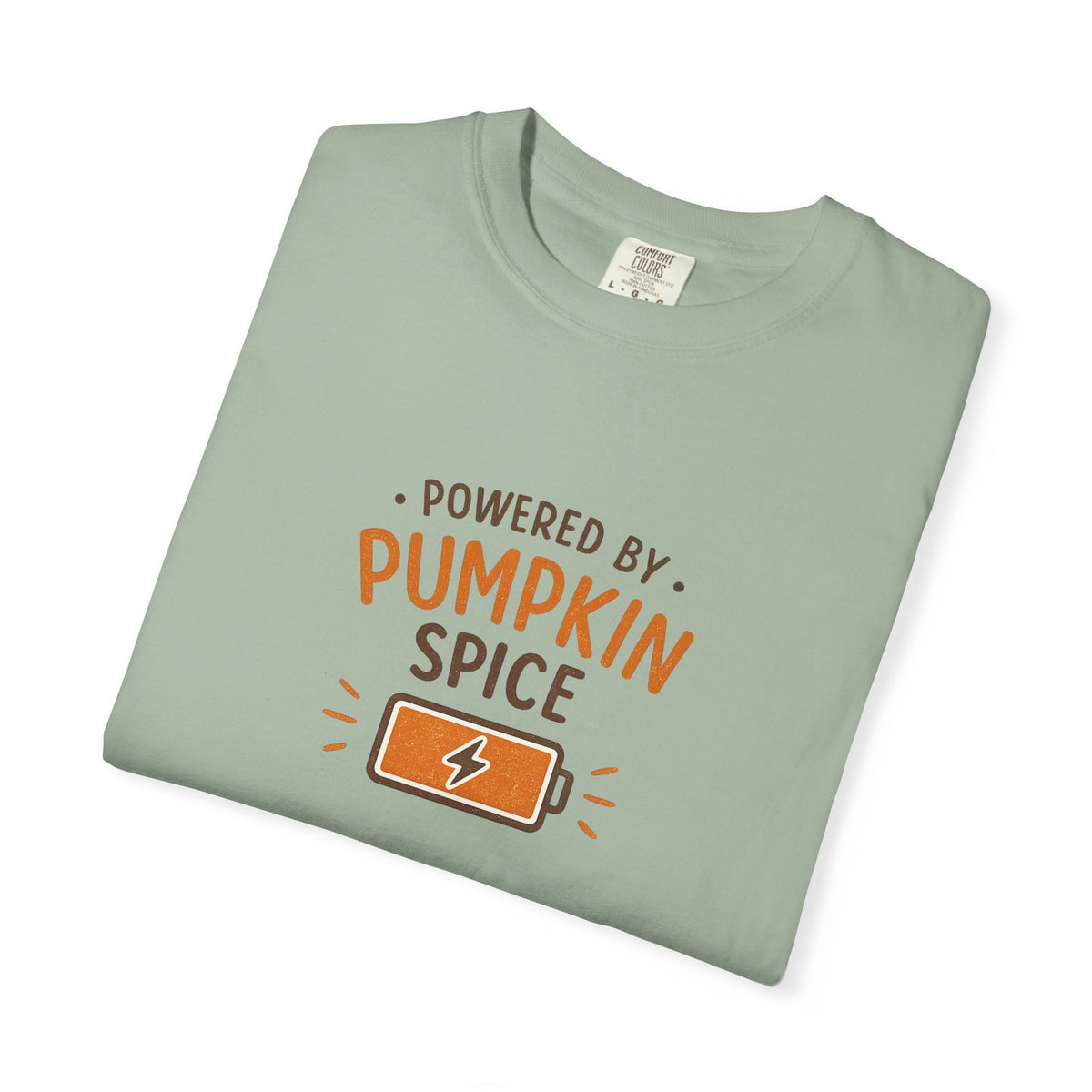Powered by Pumpkin Spice – Comfort Colors® Tee