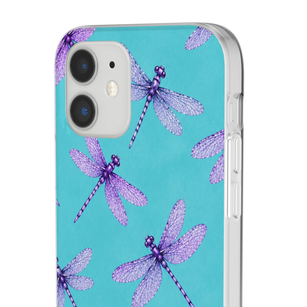 Turquoise Dragonfly Dreams – Flexi iPhone & Samsung Phone Case