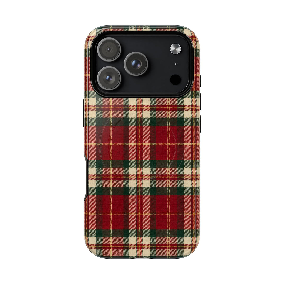 Christmas at the Cabana Plaid -Tough Magnetic Phone Case