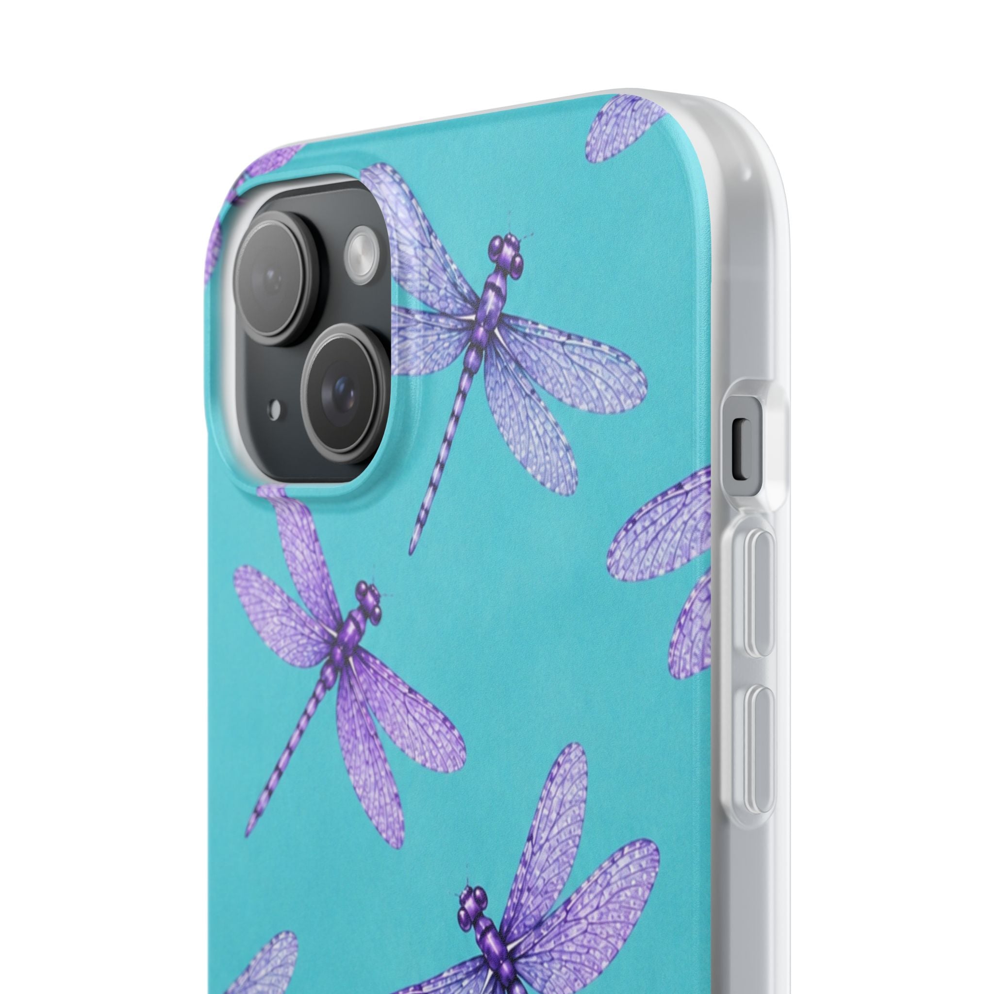 Turquoise Dragonfly Dreams – Flexi iPhone & Samsung Phone Case
