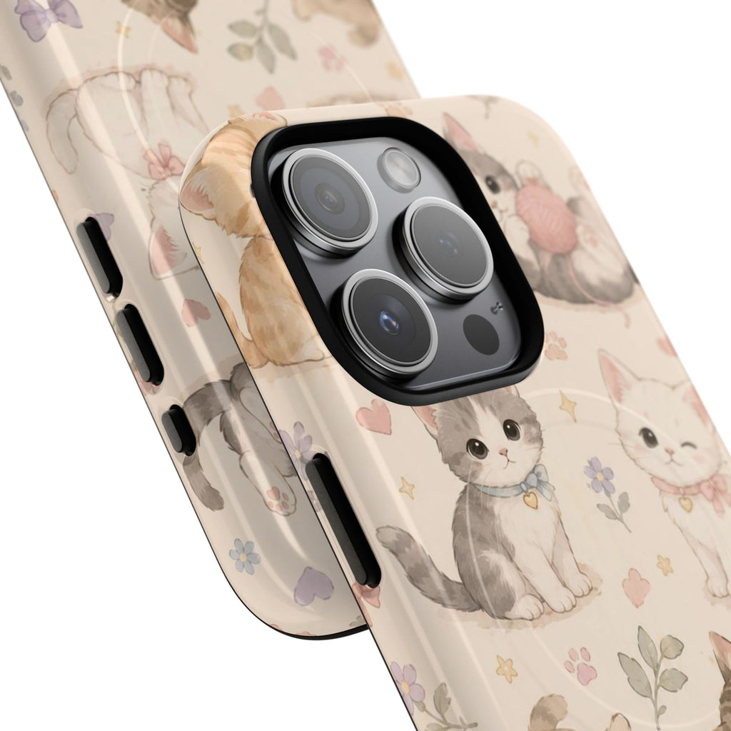 Kitten Cabana Club -Tough Magnetic Phone Case
