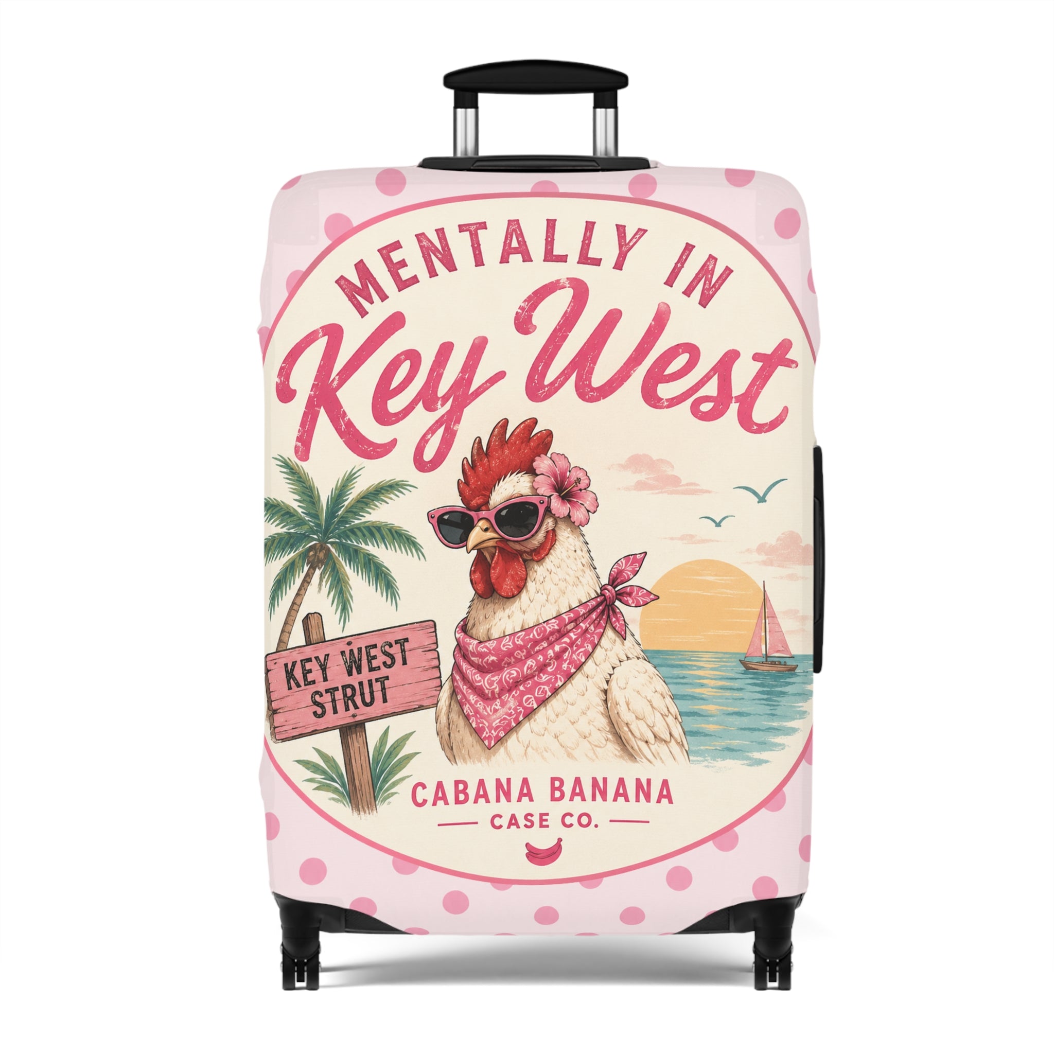 Mentally in Key West-Luggage Protector