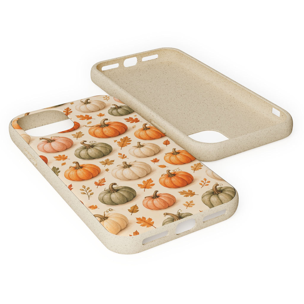 Cabana Pumpkin Patch -Eco-Friendly Biodegradable Phone Case