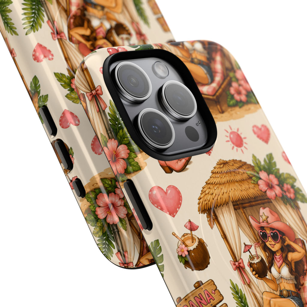 Cabana Cowgirl- Tough Magnetic Phone Case