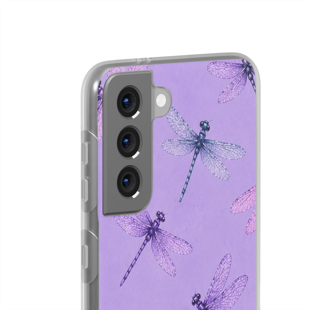 Lavender Dragonfly Dreams-Flexi iPhone & Samsung Phone Case