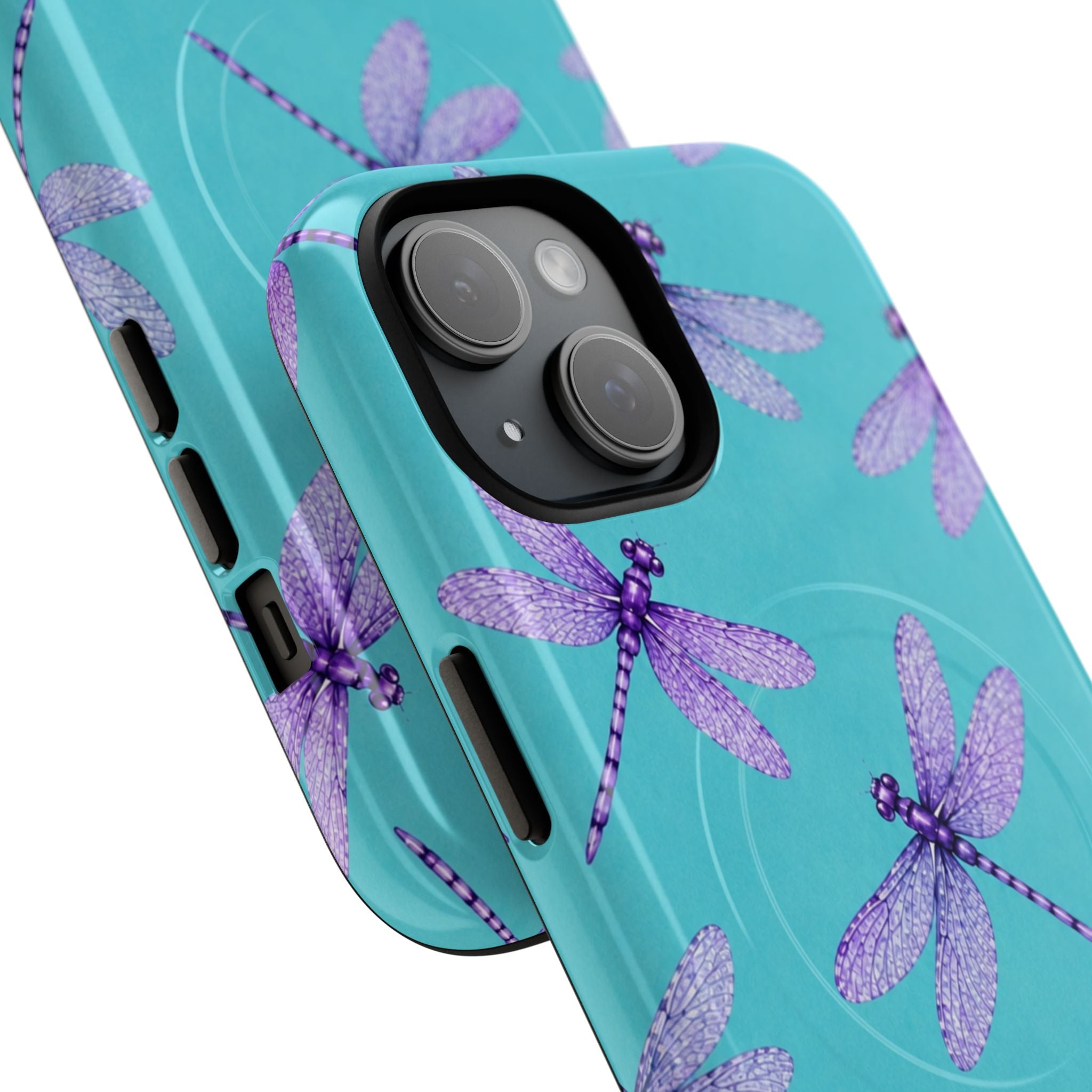 Turquoise Dragonfly Dreams – Tough Magnetic Phone Case