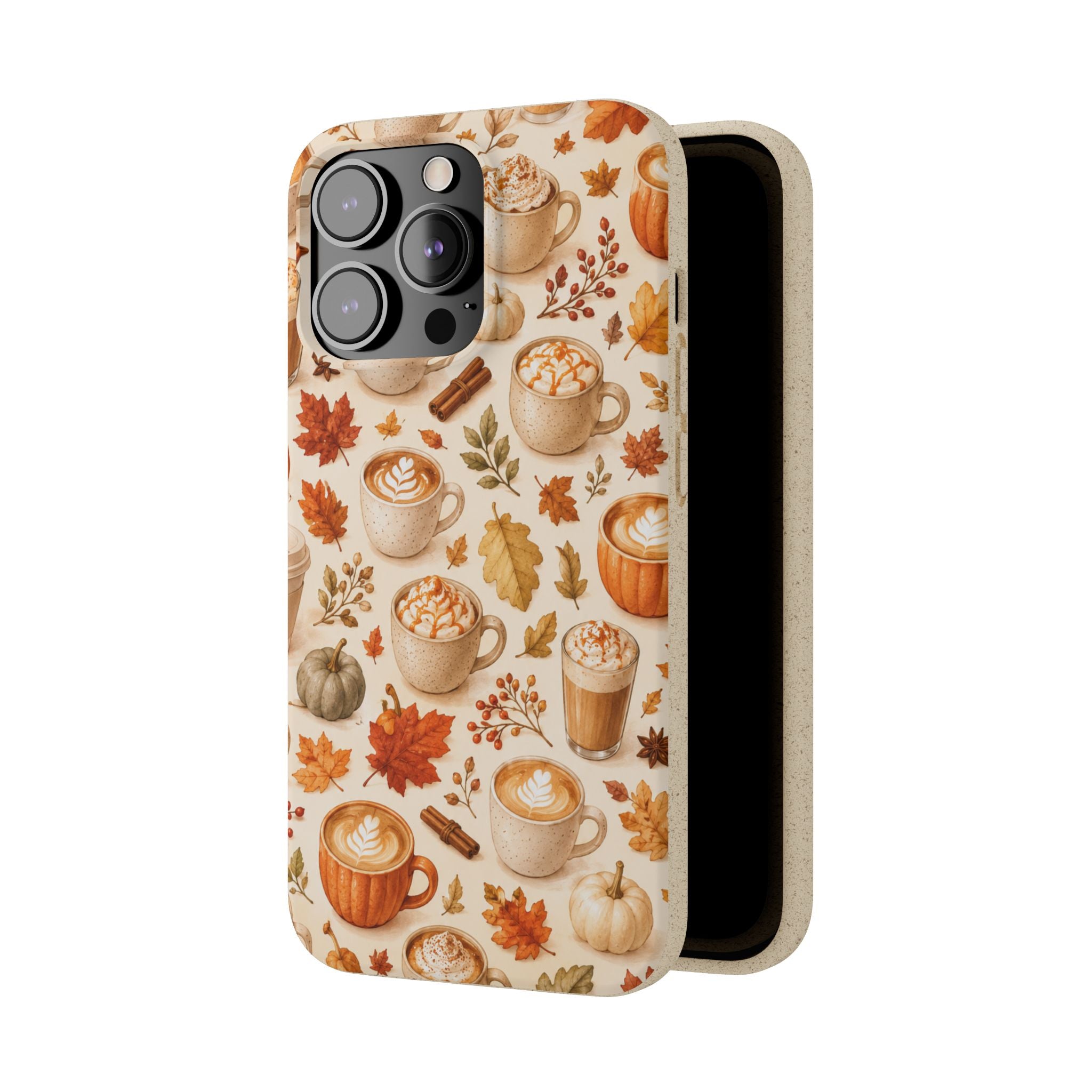 Fall in Love Latte- Eco-Friendly Biodegradable Phone Case