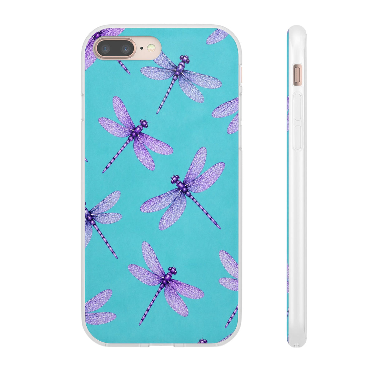 Turquoise Dragonfly Dreams – Flexi iPhone & Samsung Phone Case
