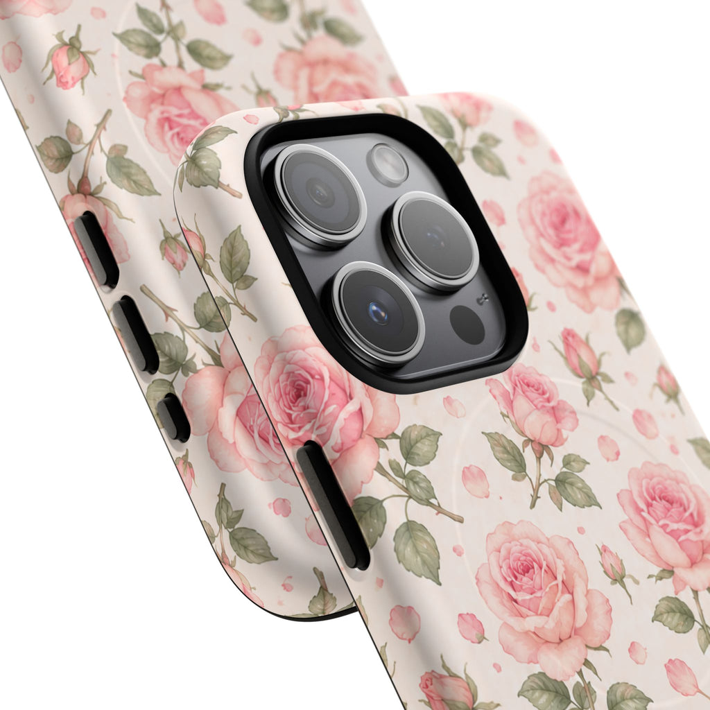 Pink Petals & Paradise- Tough Magnetic Phone Case