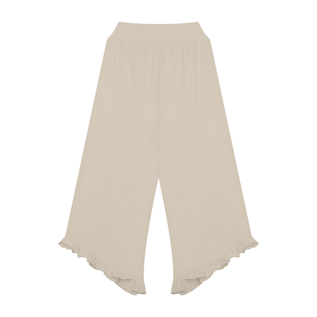 Cabana Hibiscus Garden – Women’s Ruched Wide Leg Pants
