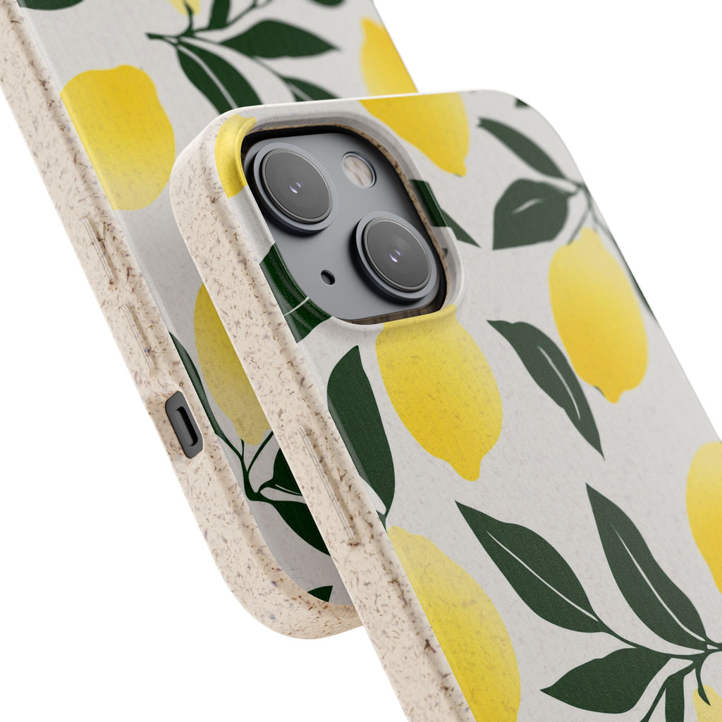 Lemon Escape - Eco-Friendly Biodegradable Phone Case