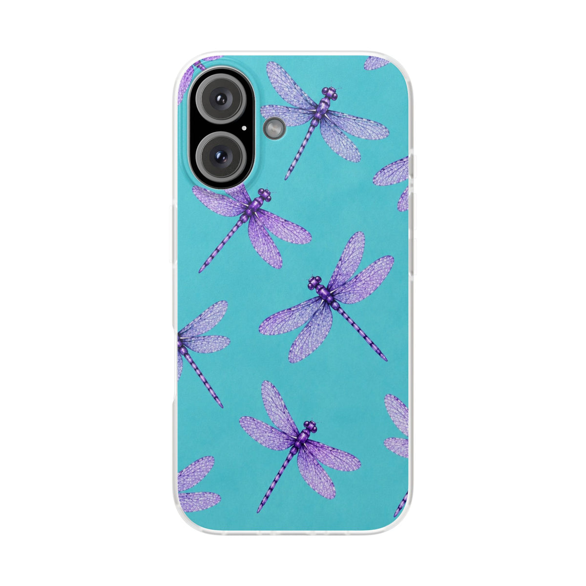 Turquoise Dragonfly Dreams – Flexi iPhone & Samsung Phone Case