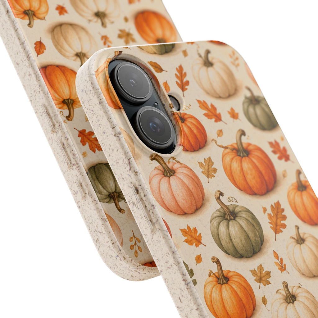 Cabana Pumpkin Patch -Eco-Friendly Biodegradable Phone Case