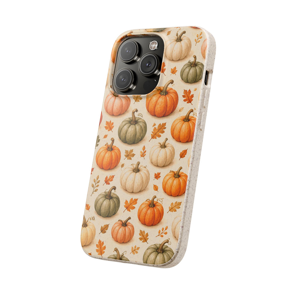 Cabana Pumpkin Patch -Eco-Friendly Biodegradable Phone Case