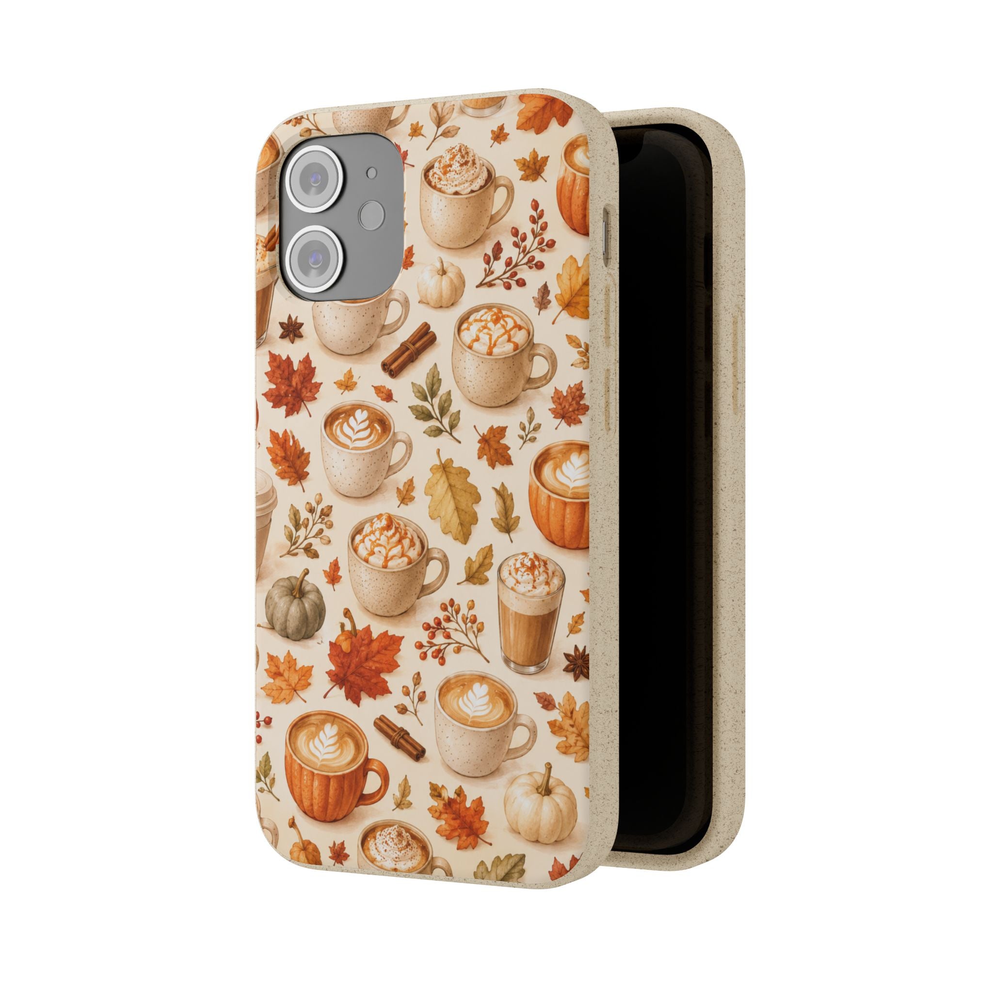 Fall in Love Latte- Eco-Friendly Biodegradable Phone Case