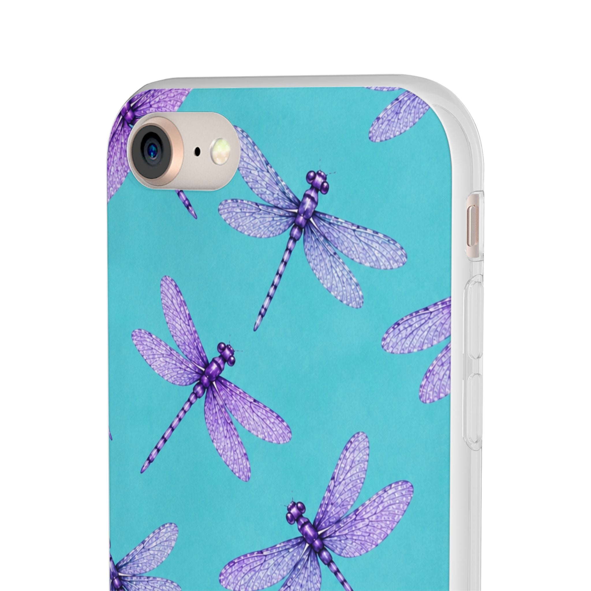 Turquoise Dragonfly Dreams – Flexi iPhone & Samsung Phone Case