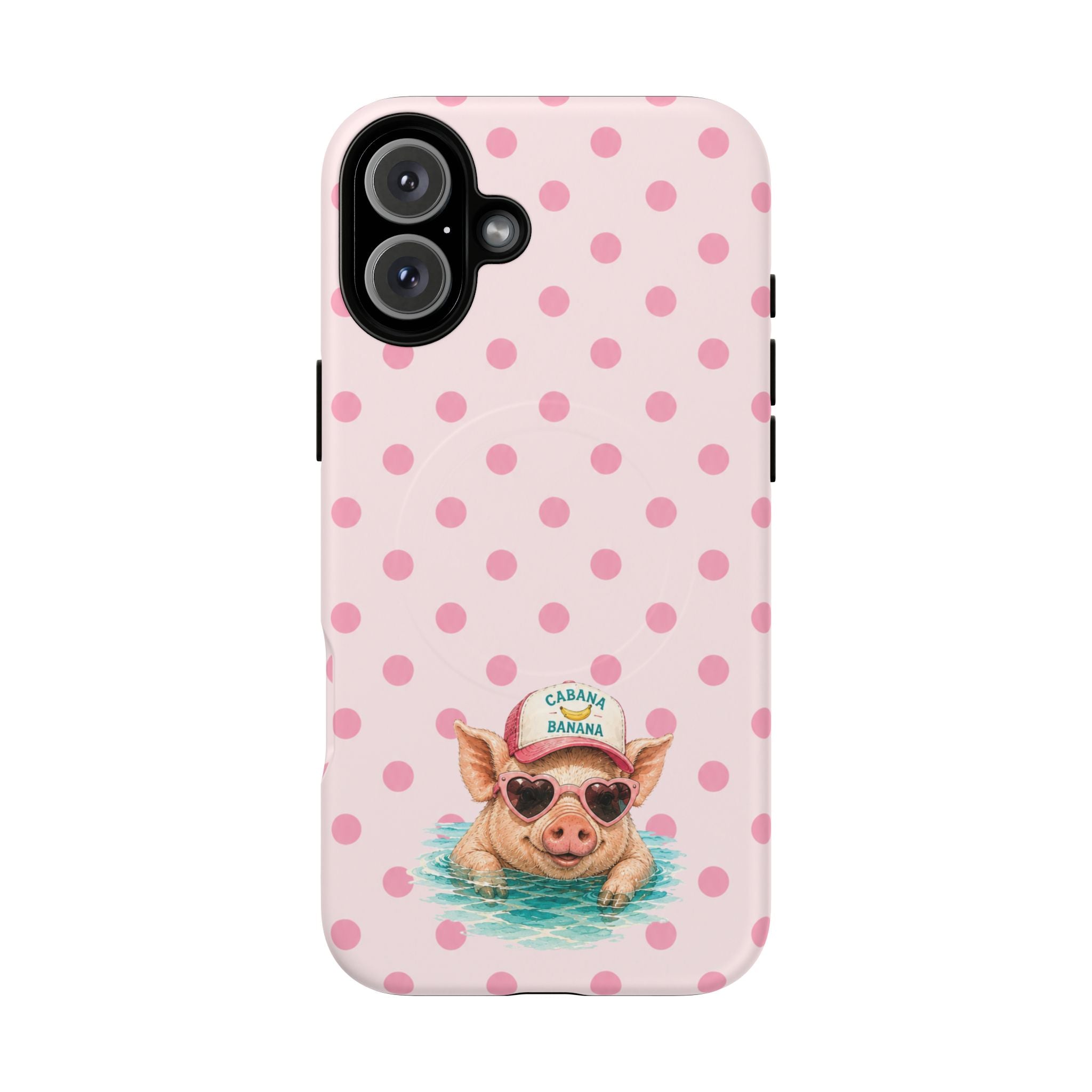 Pink Piggie Confetti- Tough Magnetic Phone Case