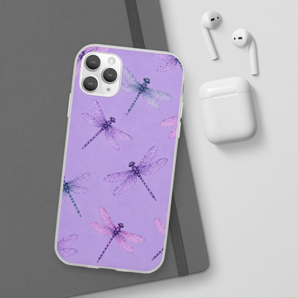 Lavender Dragonfly Dreams-Flexi iPhone & Samsung Phone Case