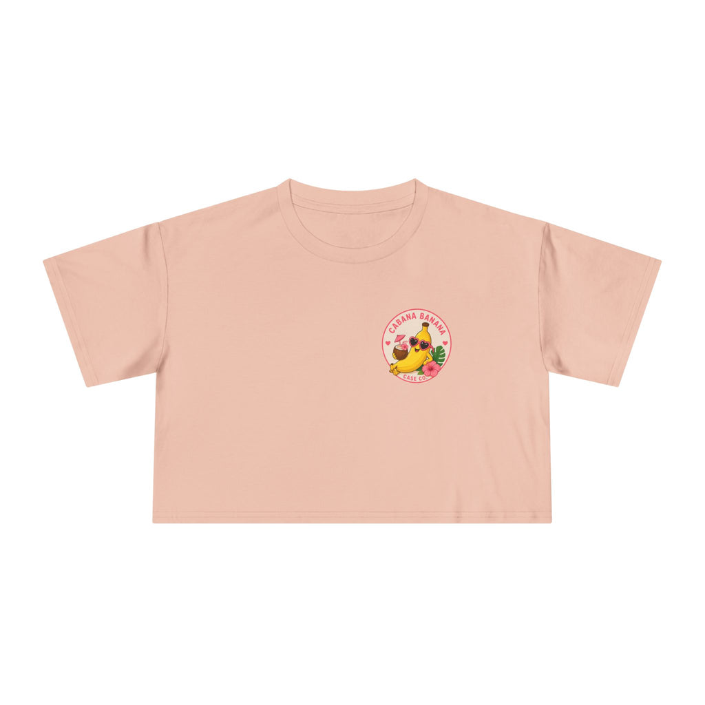 Cabana Banana- Crop Tee