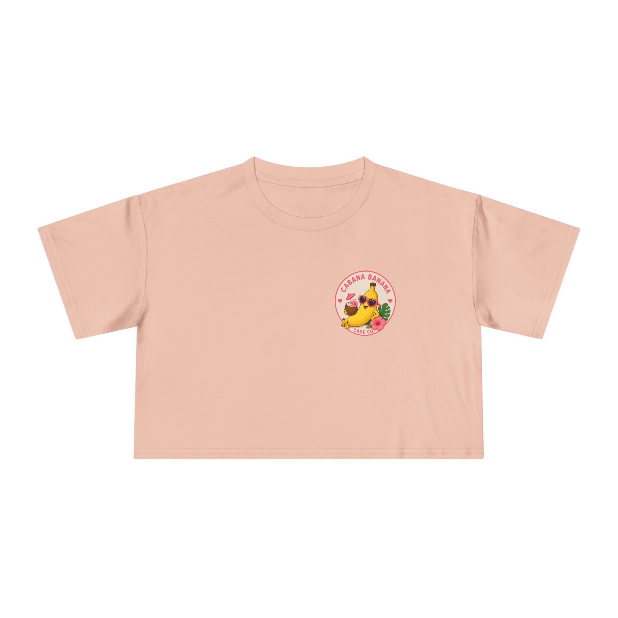 Cabana Banana- Crop Tee