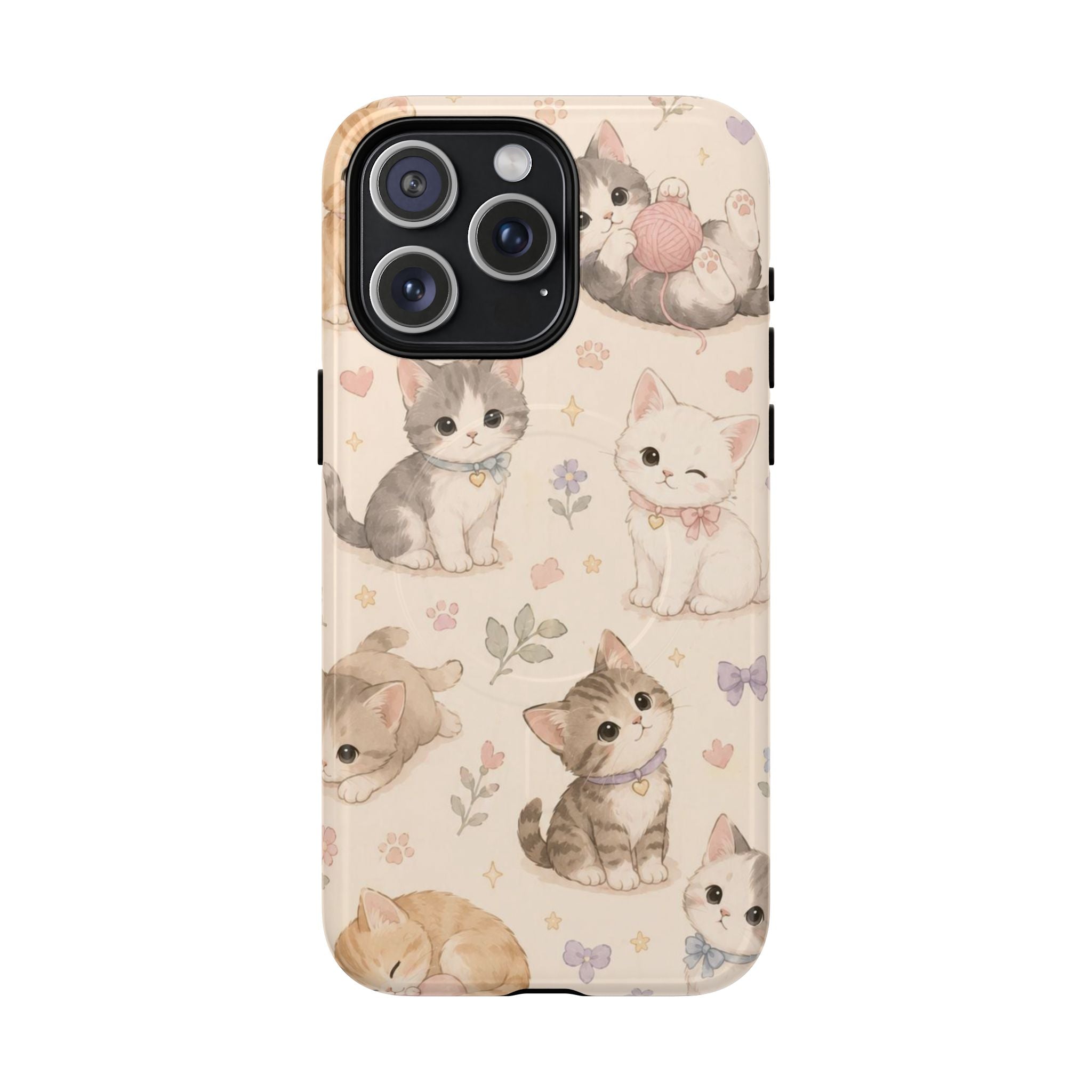 Kitten Cabana Club -Tough Magnetic Phone Case