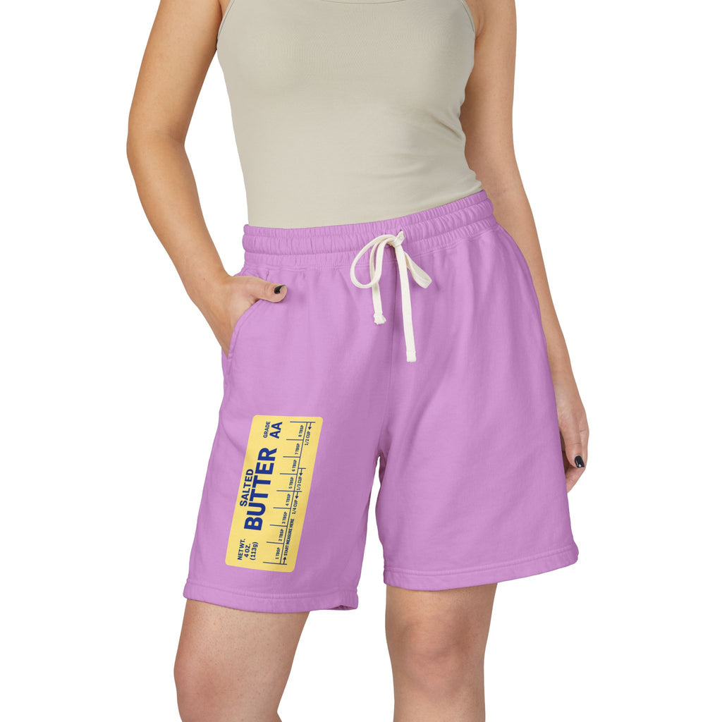 Butter Me Up in the Cabana — Cute Graphic Long Lounge Shorts