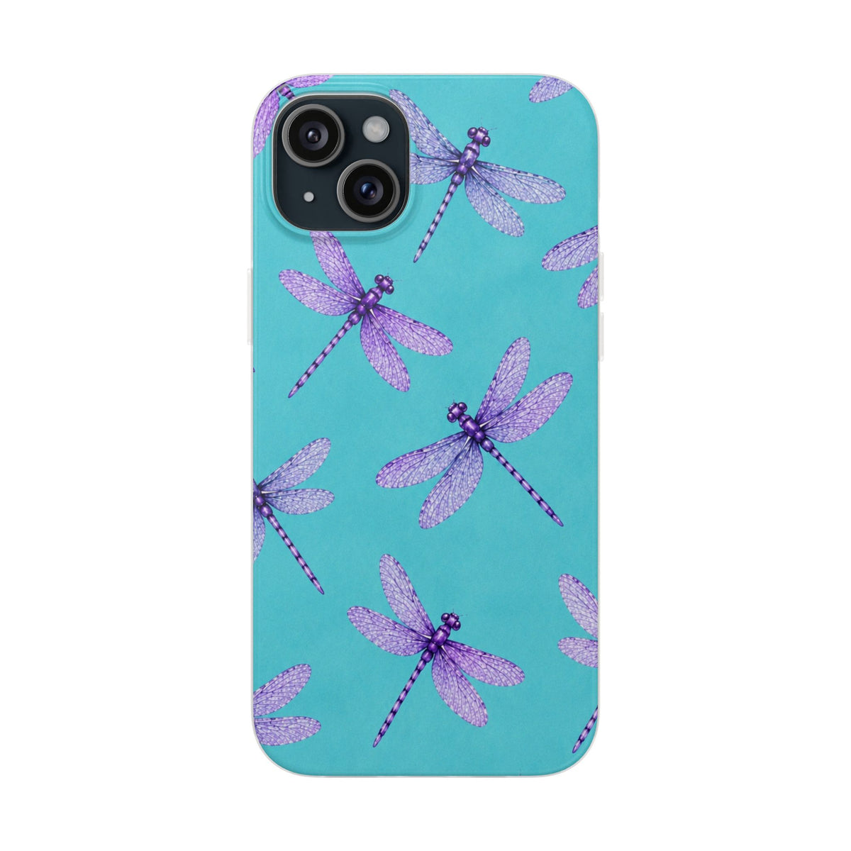 Turquoise Dragonfly Dreams – Flexi iPhone & Samsung Phone Case