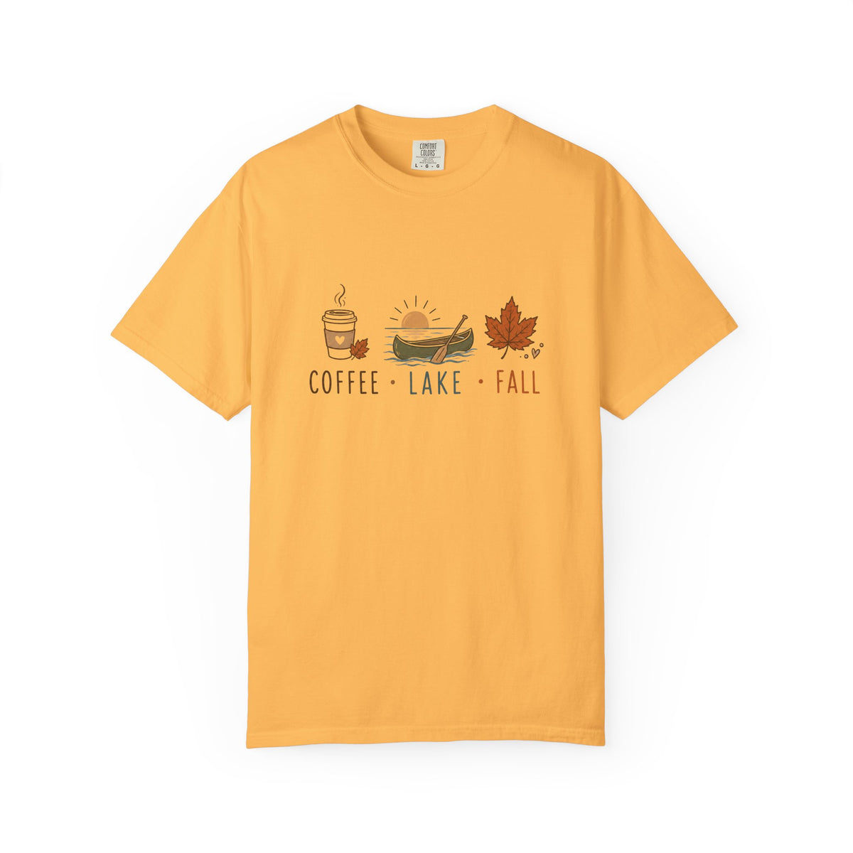 Coffee • Lake • Fall –T-Shirt